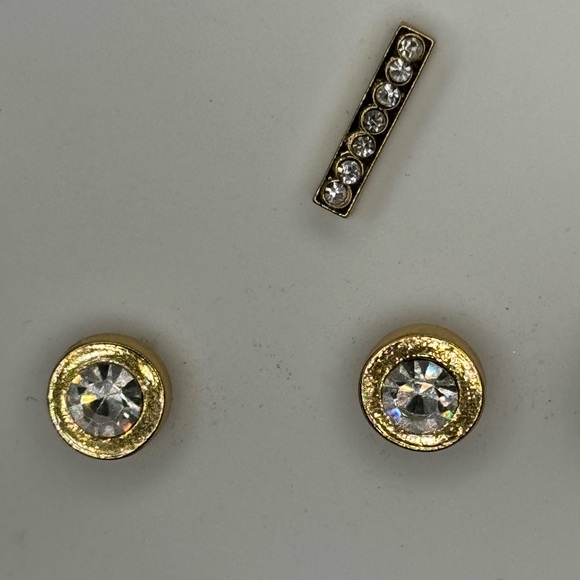 Kate Spade Jewelry | Kate Spade "Three's Company" Stud Set | Color: Gold - Picture 4 of 6